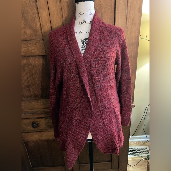 Sonoma red cardigan size S sweater - Picture 1 of 7